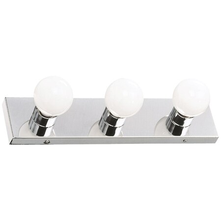 Design House 3-Light Polished Chrome Vanity Light 500850